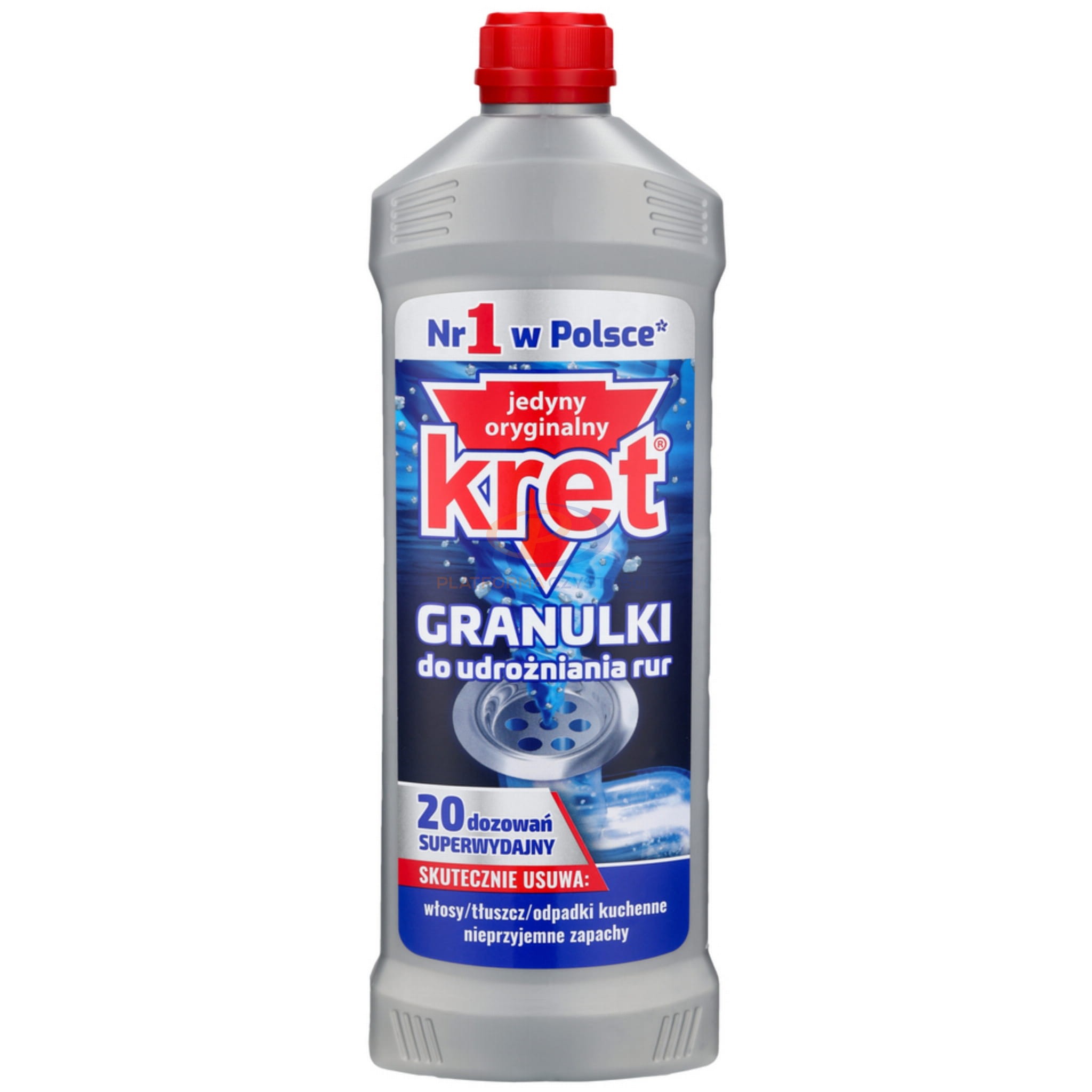 KRET granulki do udrażniania rur 800g PlatformaCzystosci.pl - Sklep Online