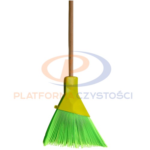 Miotła czarownica włosie plastik "E" + kij