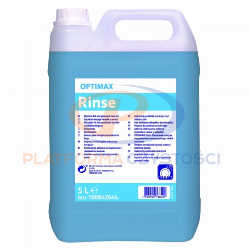 Optimax Rinse preparat do płukania naczyń 5L