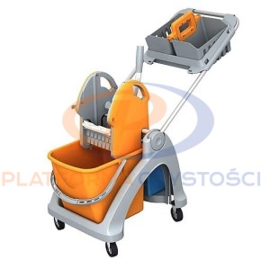 SPLAST wózek wiadro 25L + wiaderko 6l + koszyk na akcesoria