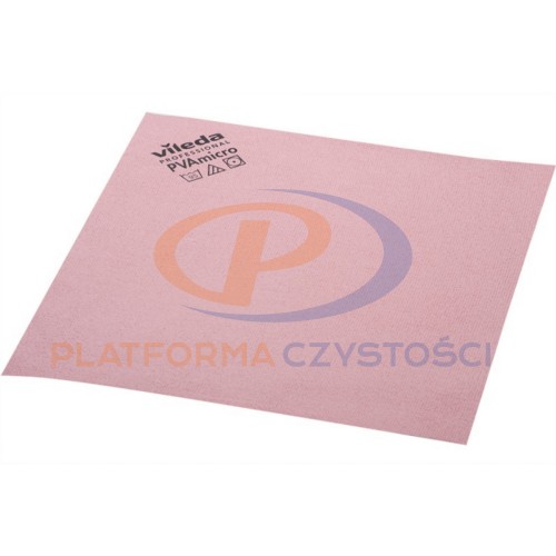VILEDA Professional ścierka PVA micro czerwona 38x35cm