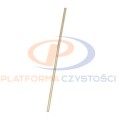 Kij drewniany lakierowany z gwintem drewnianym 150cm