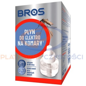 BROS ELEKTRO PŁYN NA KOMARY 60 NOCY -  wkład