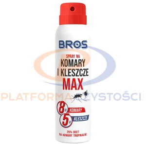 BROS SPRAY NA KOMARY I KLESZCZE 25,77% DEET 90ml