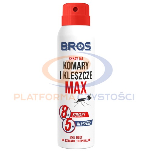 BROS NA KOMARY I KLESZCZE DEET (25,77%) 130ml - spray