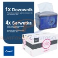LAMIX Zestaw startowy serwetka gastronomiczna N4 + dozownik do serwetki N4