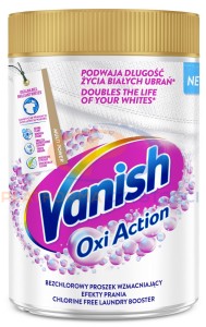 VANISH Proszek Oxi Action White 625g Odplamiacz do prania