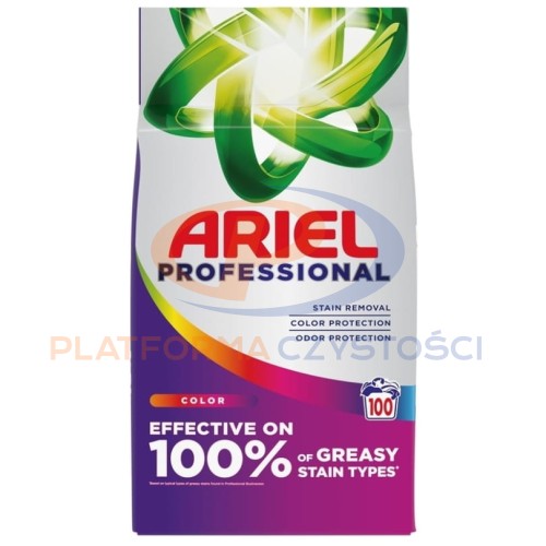 Ariel Professional proszek do prania tkanin kolorowych 5,5kg 100 prań