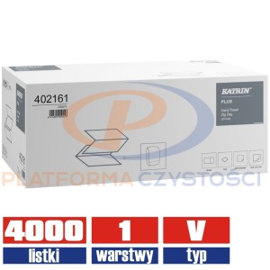 402161 KATRIN ręcznik składany celuloza 1warstwowy 4000 listków