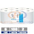 416623 PAPERNET ręcznik AUTOCUT TAD 2 warstwowy 100mb / 6 sztuk