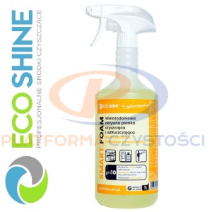 ECOSHINE SMART FOAM spray 1L aktywna pianka do usuwania tłuszczy, olejów, smarów