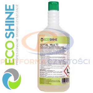 ECOSHINE SEPTAL MULTI 1L skoncentrowany preparat dedykowany do dezynfekcji powierzchni, w tym mających kontakt z żywnością