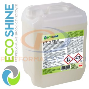 ECOSHINE SEPTAL MULTI 5L skoncentrowany preparat dedykowany do dezynfekcji powierzchni, w tym mających kontakt z żywnością