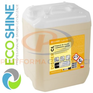 ECOSHINE DISHER CL 12kg preparat do mycia i wybielania naczyń w zmywarkach gastronomicznych