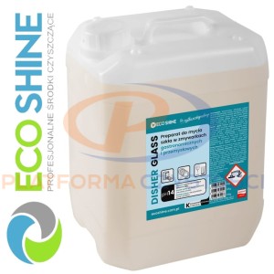ECOSHINE DISHER GLASS 12kg preparat do mycia szkła w zmywarkach gastronomicznych i przemysłowych