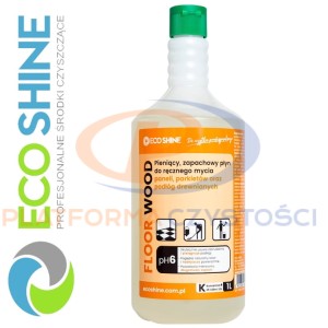 ECOSHINE FLOOR WOOD 1L zapachowy, płyn do mycia paneli, parkietu, podłóg drewnianych