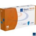Rękawice nitrylowe niebieskie rozmiar M (8-9) 100 sztuk