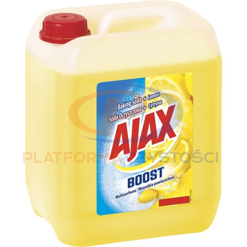 AJAX BOOST SODA OCZYSZCZONA I CYTRYNA PŁYN UNIWERSALNY 5L