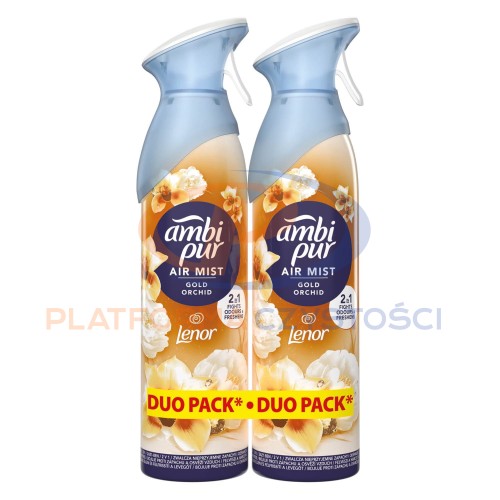 AMBI PUR Gold Orchid 185ml x 2 odświeżacz powietrza w sprayu