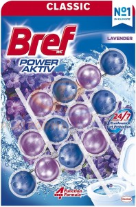 BREF WC Power Activ Lawenda zawieszka do muszli 3x50g