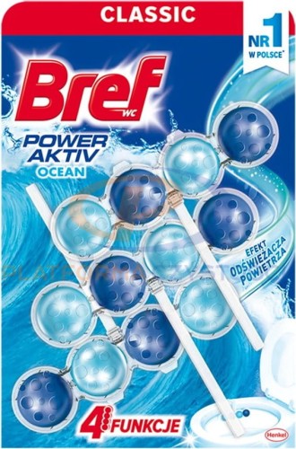 BREF WC Power Activ Morski zawieszka do muszli 3x50g