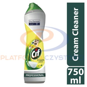 CIF Cream Lemon 750ml mleczko do czyszczenia mocno zabrudzonych powierzchni
