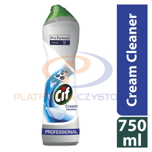 CIF Cream Cream 750ml mleczko do czyszczenia mocno zabrudzonych powierzchni