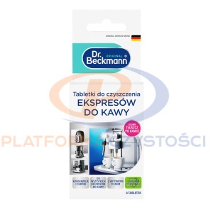 Dr. Beckmann tabletki do czyszczenia ekspresów 6sztuk