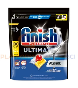 FINISH ULTIMATE  ALLin1 Regular - kapsułki do mycia naczyń w zmywarce 100 sztuk