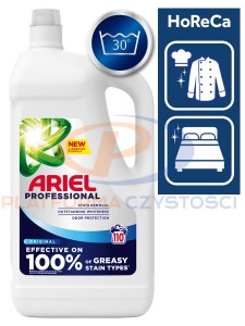 Ariel Professional płyn do prania tkanin białych 4.955L / 110 prań