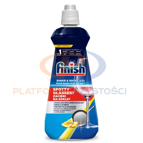 FINISH płyn nabłyszczający 400ml - lemon