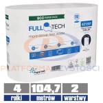 421351 Papernet Full TECH papier toaletowy bez gilzy 104,78mb celuloza 2warstwy opak. 4rolki