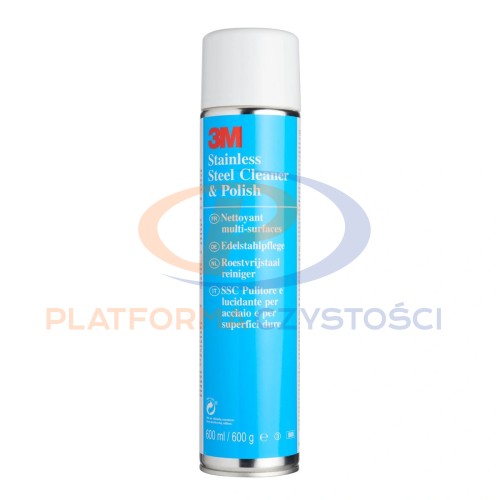 3M Stainless Steel Cleaner - środek czyszczący i polerujący do stali nierdzewnej w aerozolu 600 ml.jpg