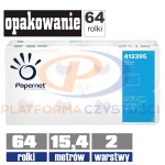 413395 PAPERNET papier toaletowy 2-warstwy 15,4mb / 8x8rolek = 64rolki
