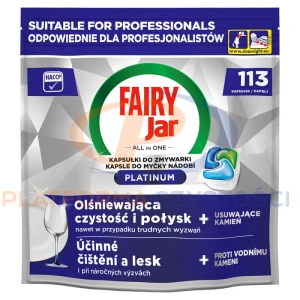 FAIRY JAR Professional Platinum Regular 113 sztuk kapsułki do zmywarek