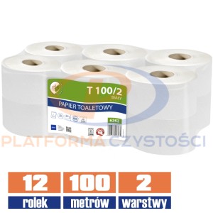 6262 LAMIX ellis ecoline jumbo papier 2w biały 100mb  / 12 sztuk
