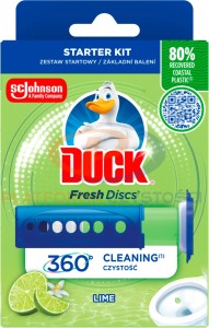 DUCK Fresh Discs Lime żelowy krążek do WC urządzenie + 6 aplikacji