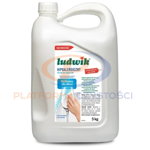 LUDWIK płyn do naczyń 5L Hipoalergiczny