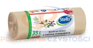  Stella worki z uszami 35L zapach VANILLA LATTE 24 sztuki