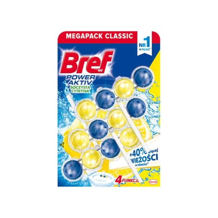 BREF WC Power Activ zawieszka do muszli 3x50g