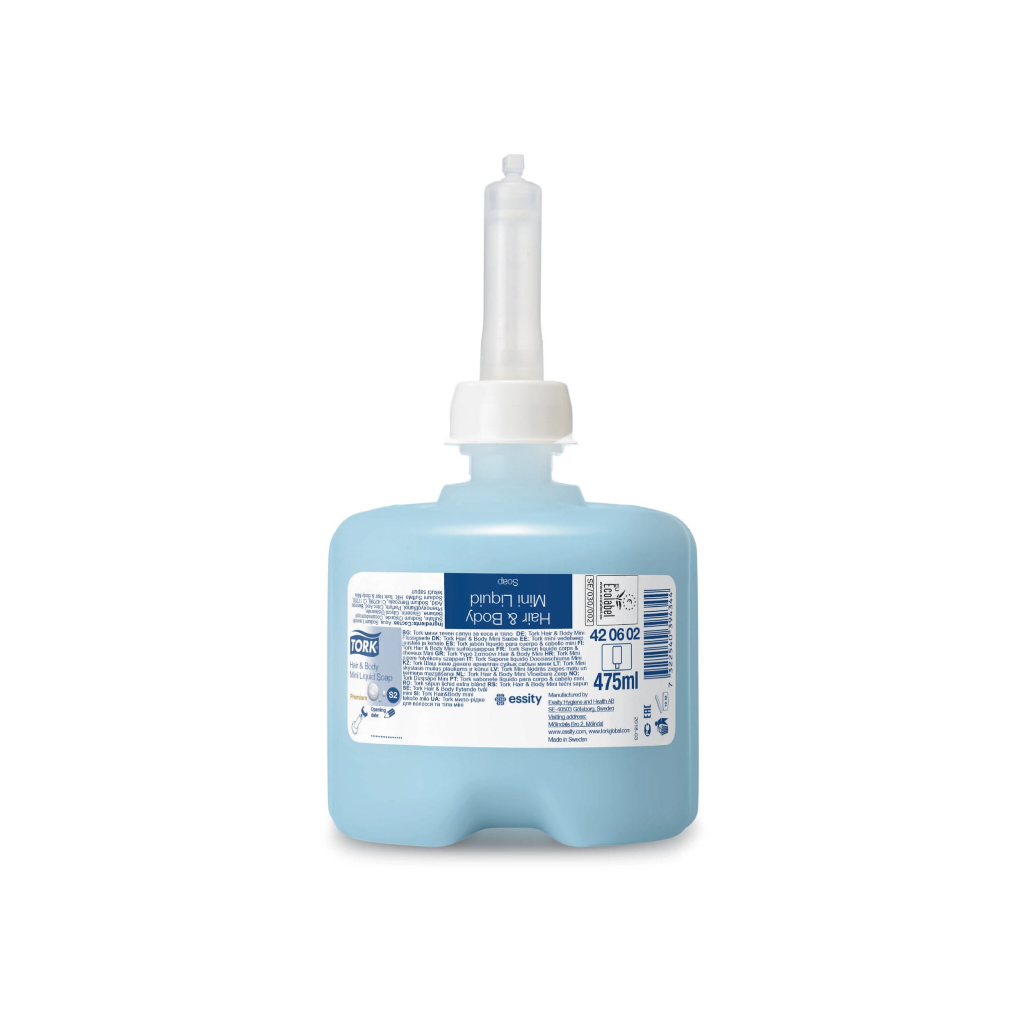 420602 TORK S2 mydło w płynie do włosów i ciała 475 ml