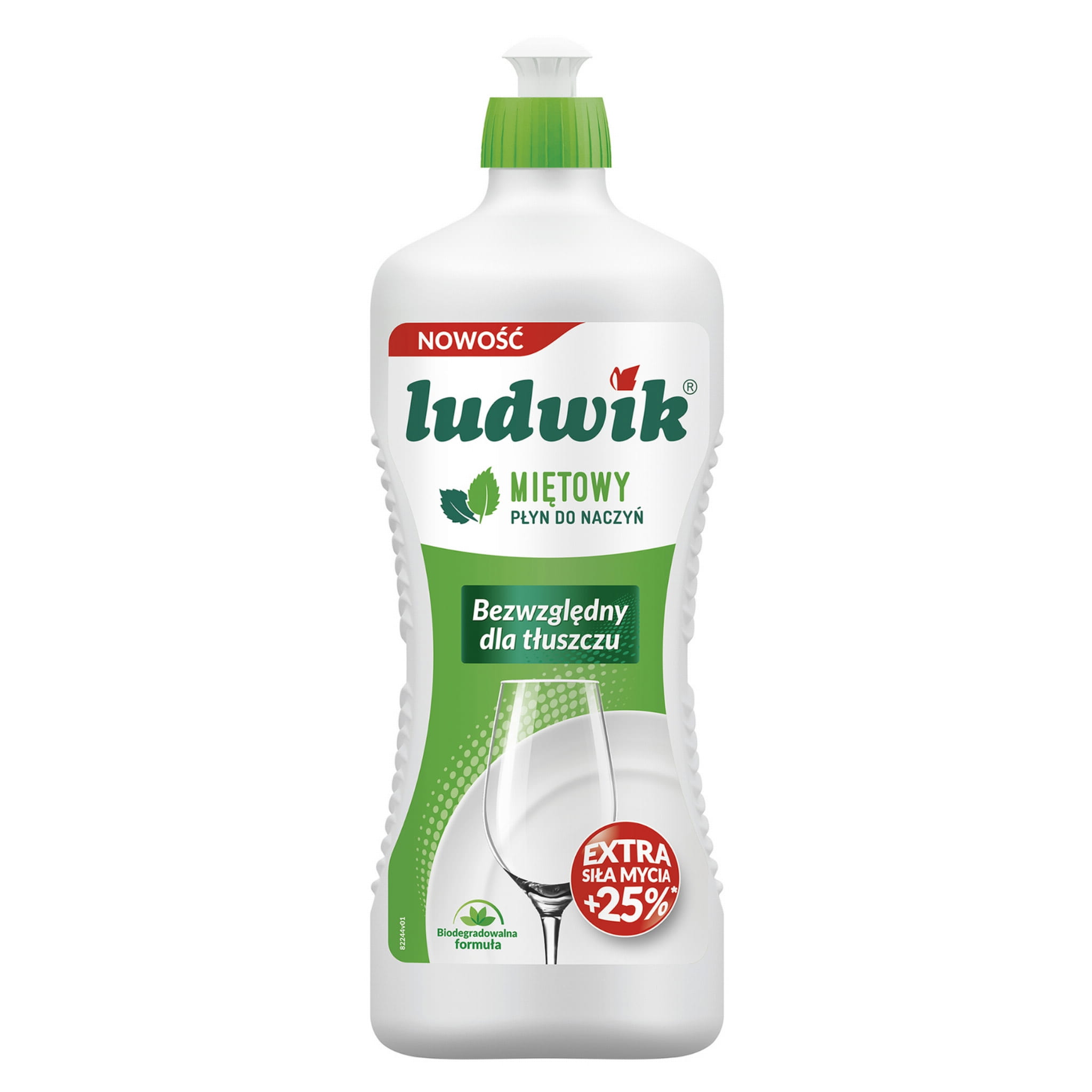 LUDWIK płyn do naczyń 900g Mięta