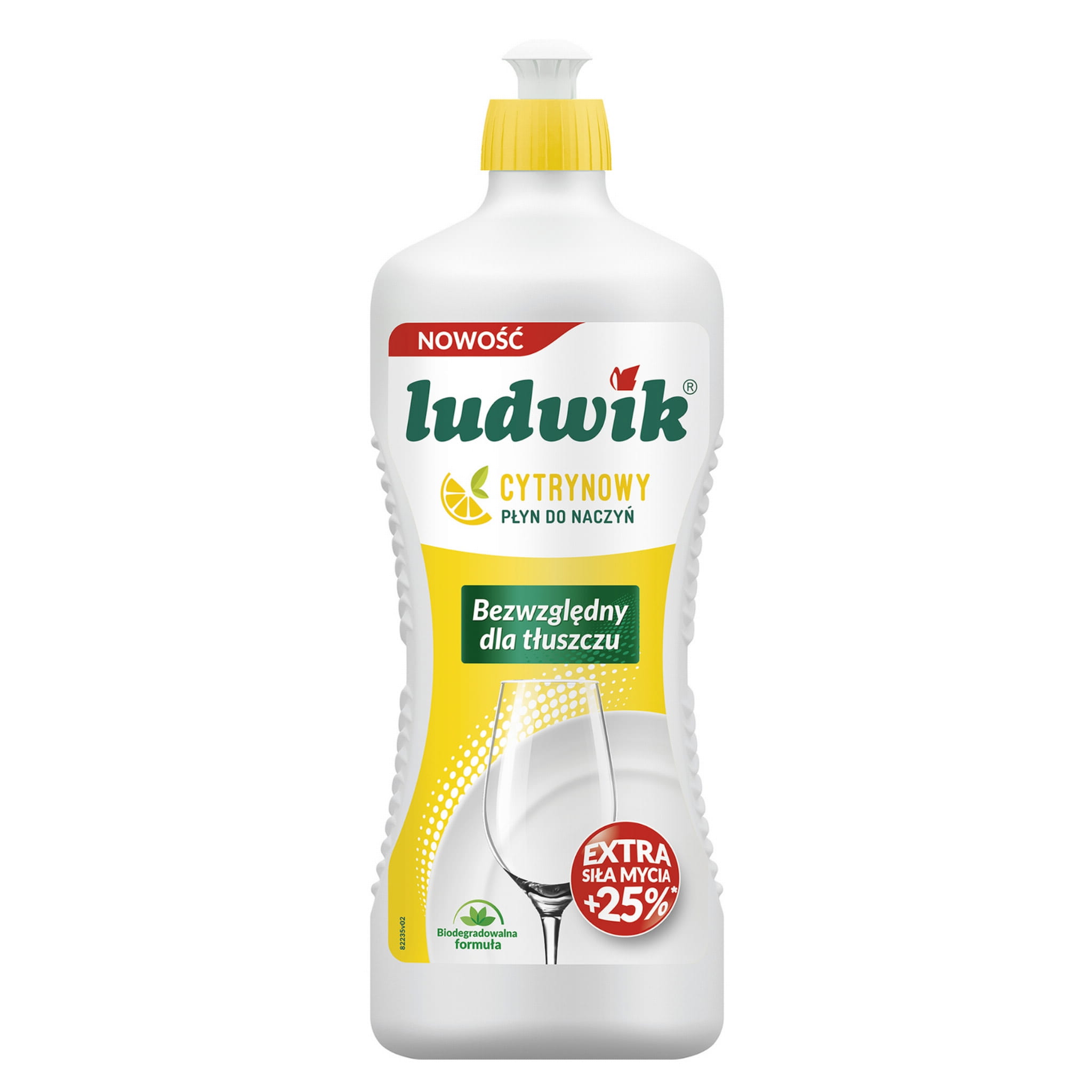 LUDWIK płyn do naczyń 450g Cytryna