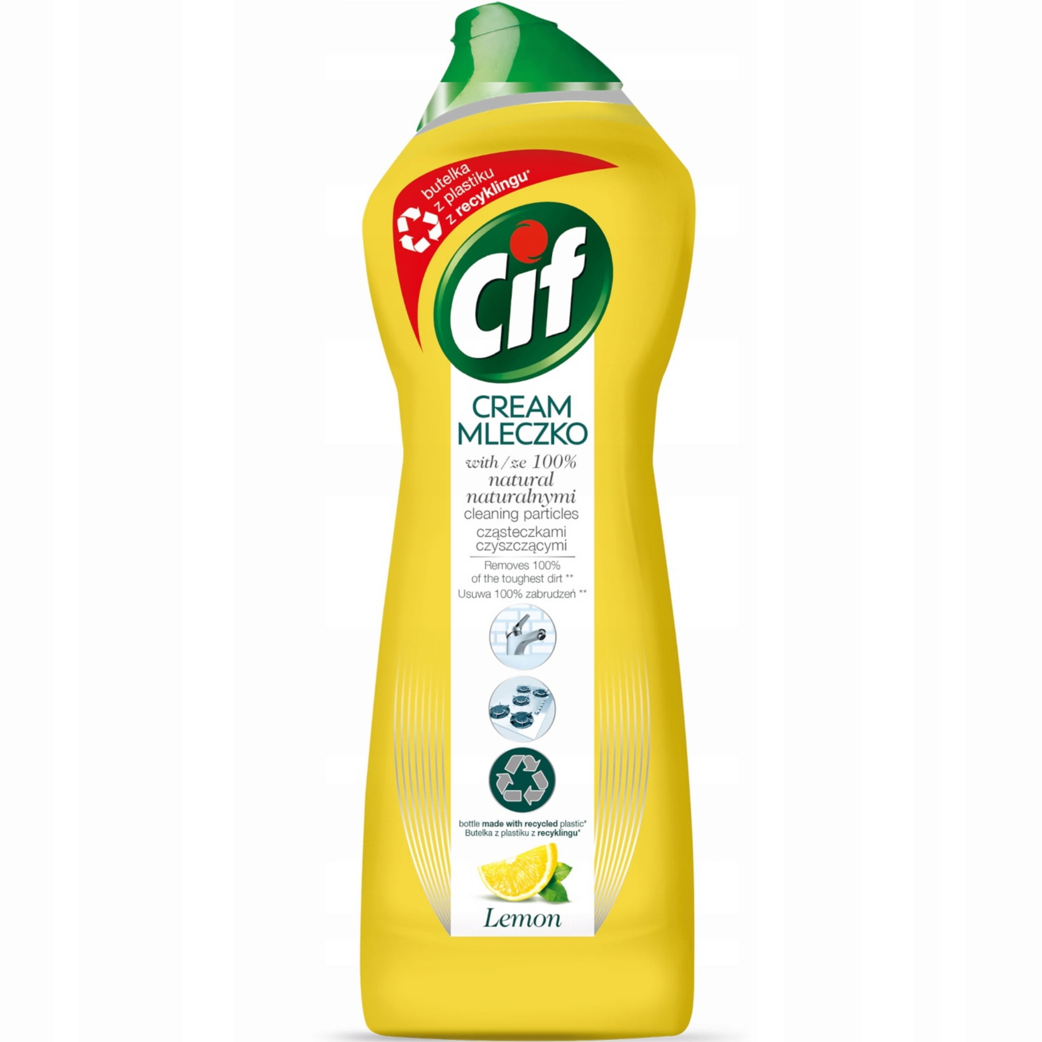 CIF CREAM LEMON mleczko z mikro kryształkami 780g