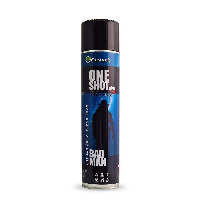 ONE SHOT BAD MAN neutralizator, odświeżacz powietrza 600ml