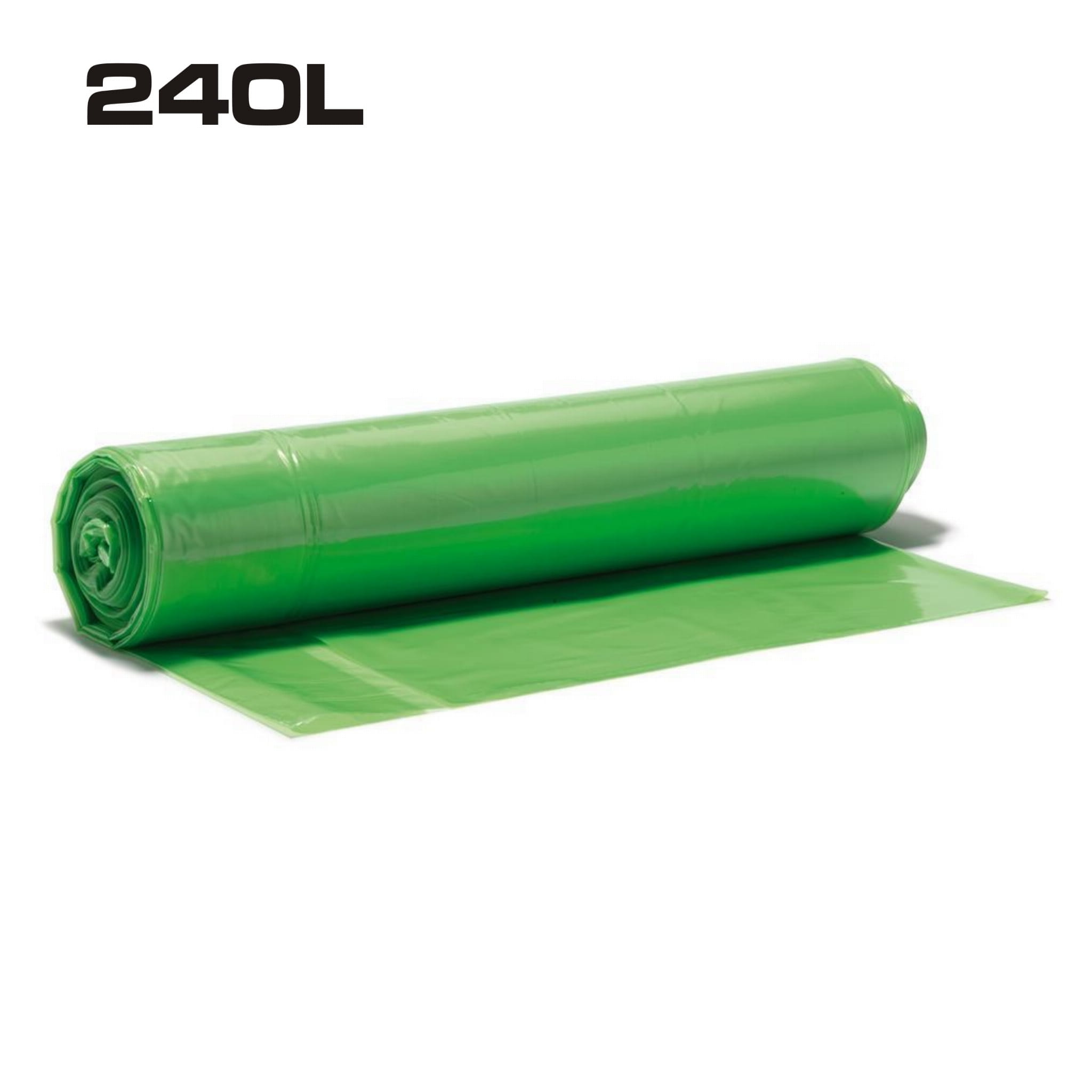 Worki 240L zielone 10 sztuk
