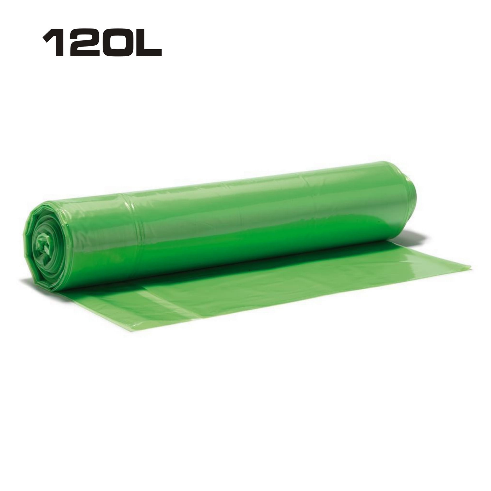 Worki na odpady 120L zielone 25 sztuk