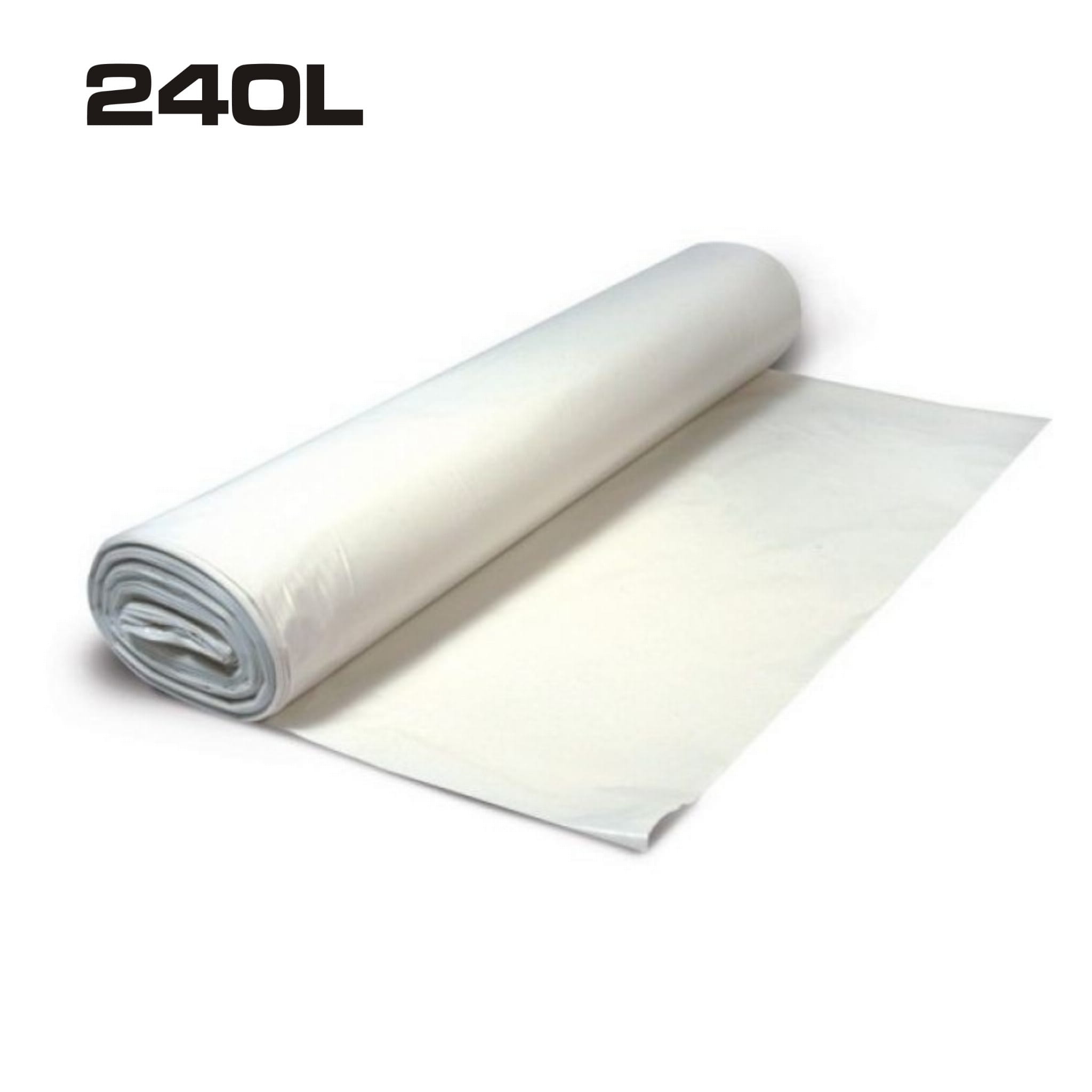 Worki 240L bezbarwne 10 sztuk