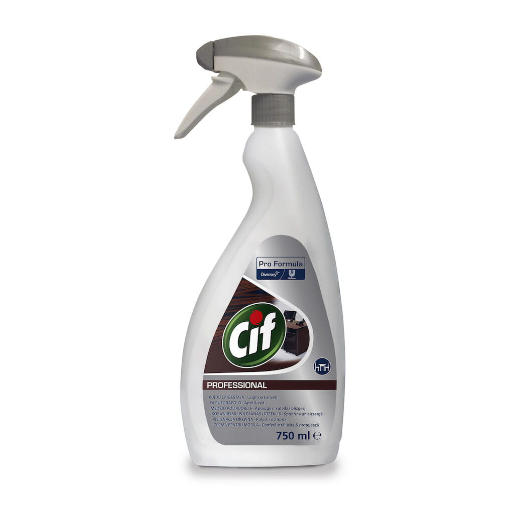 Cif Professional Wood Polish 750ml preparat do pielęgnacji mebli z drewna i z tworzyw sztucznych