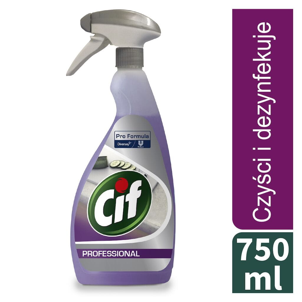 Cif Professional 2in1 SafeGuard 750ml preparat myjąco-dezynfekujący